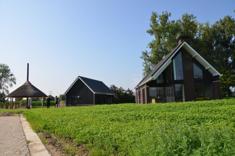 drijvers-oisterwijk-nieuwbouw-kantoor-exterieur-pannendak-metselwerk-houten-gevel-hal-zink-ramen-deuren (7)